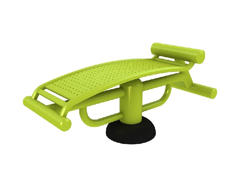 L'abdo simple - Équipement sportif extérieur - Acier galvanisé thermolaqué - Pour la sangle abdominale_0