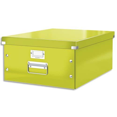 Leitz boîte click&store l-box. Format a3 - dimensions : l36,9xh20xp48,2cm. Coloris vert._0