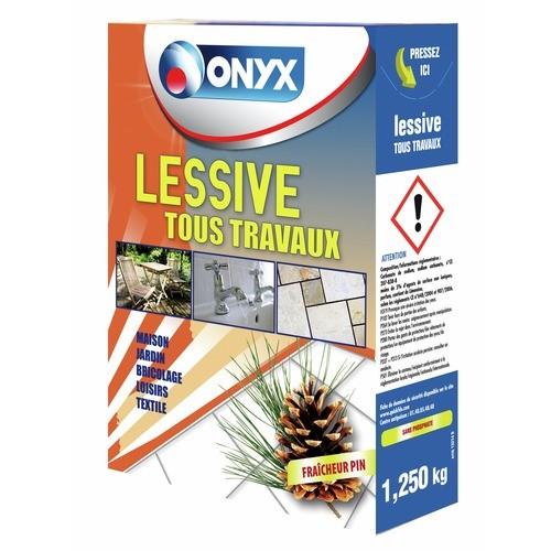 LESSIVE TOUS TRAVAUX - MULTI-SUPPORTS - ONYX - 1,25 KG ONYX