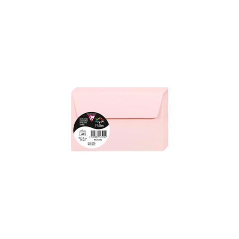 LOT DE 3 - PAQUET DE 20 ENVELOPPES POLLEN 90X140MM 120G/M2 - ROSE