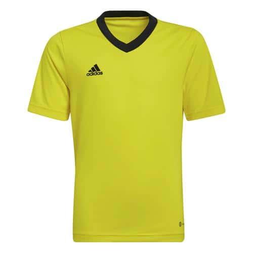 MAILLOT ENFANT - ADIDAS - ENTRADA 22 JAUNE