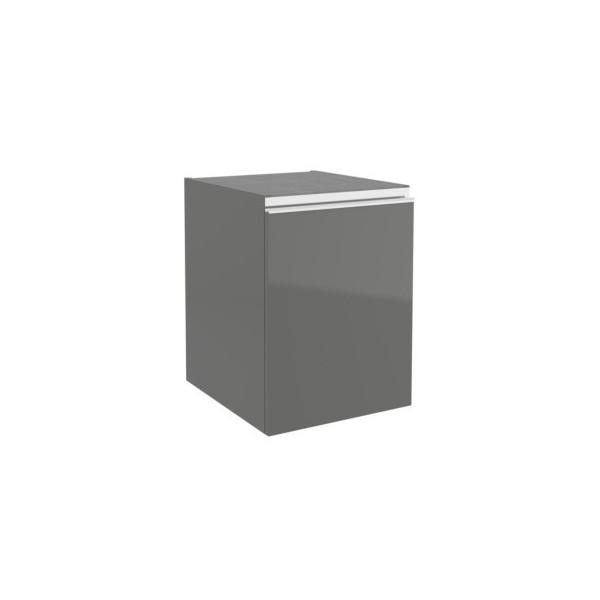 MODULE SPIRIT 400 RÉVERSIBLE 1 PORTE GRIS BRILLANT 400 X 540 X 450 MM - SALGAR 22778