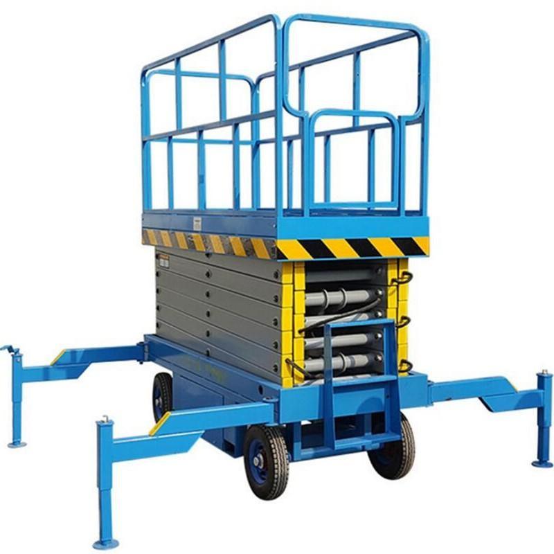 Nacelle à ciseaux mobile SJY, 500KG x 12M, AC, 230V_0