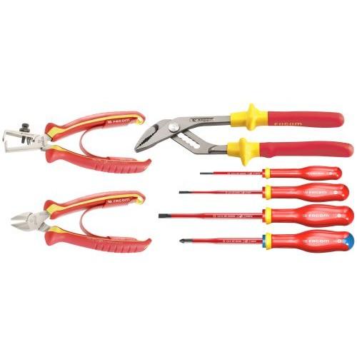 PACK DE 3 PINCES + 4 TOURNEVIS ISOLÉS 1000V FACOM