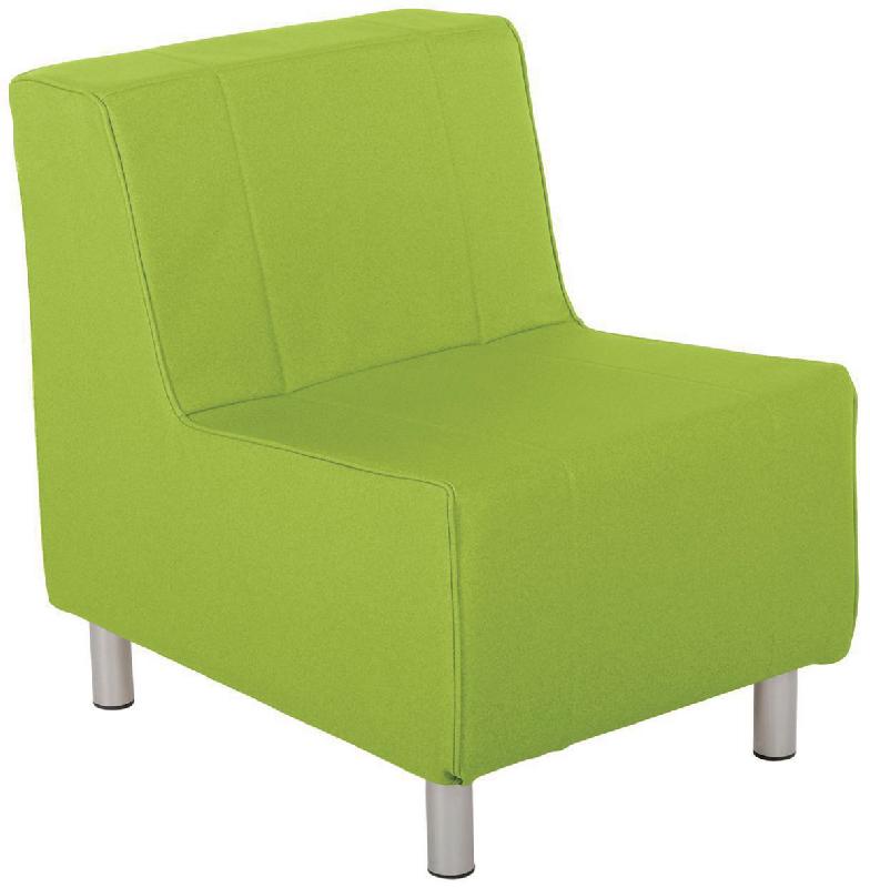 PACK DOMINO : 4 CHAUFFEUSES DROITES + 1 ANGLE COLORIS ANIS - MANUTAN COLLECTIVITÉS