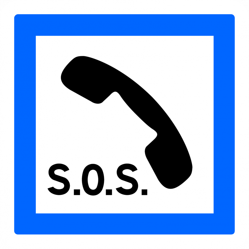 Panneau services - poste d'appel d'urgence CE2A - Innov WPS - recyclable et éco-responsable_0