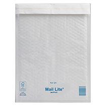 POCHETTE À BULLES D'AIR KRAFT BLANC 240 X 330 MM - CARTON DE 100