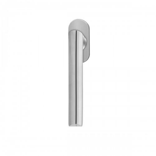 POIGNÉE DE FENÊTRE PARIS EF554 ROSACE OVALE -OSCILLO-BATTANT -SATINÉ KARCHER DESIGN