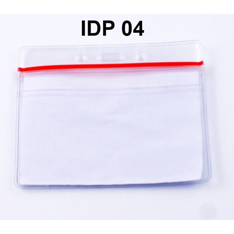 Porte-badge hermétique souple - Référence : IDP04 - Lot de 100pcs, format CB 86x54_0