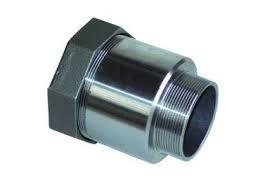 Raccord Vitefer noir mâle avec écrou - acier sans soudure - jusqu'à 25 bar et 110°C - réf. : raccords Vitefer noir mâle_0