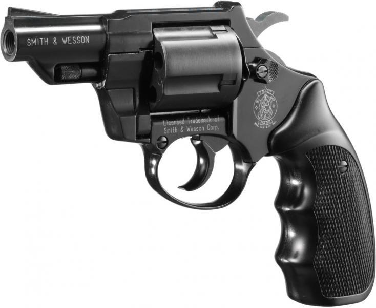 Revolver Smith & Wesson Combat - réplique intégrale calibre 9 mm avec barillet 5 coups_0