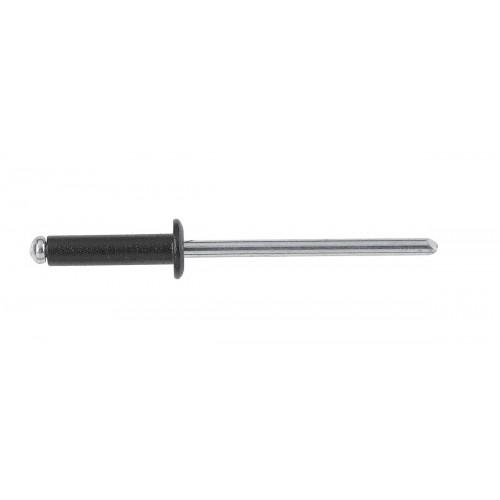 RIVET AVEUGLE ALX TRS TÊTE RONDE STANDARD 4,8 X 12 MM NOIR 50 PIÈCES DEGOMETAL
