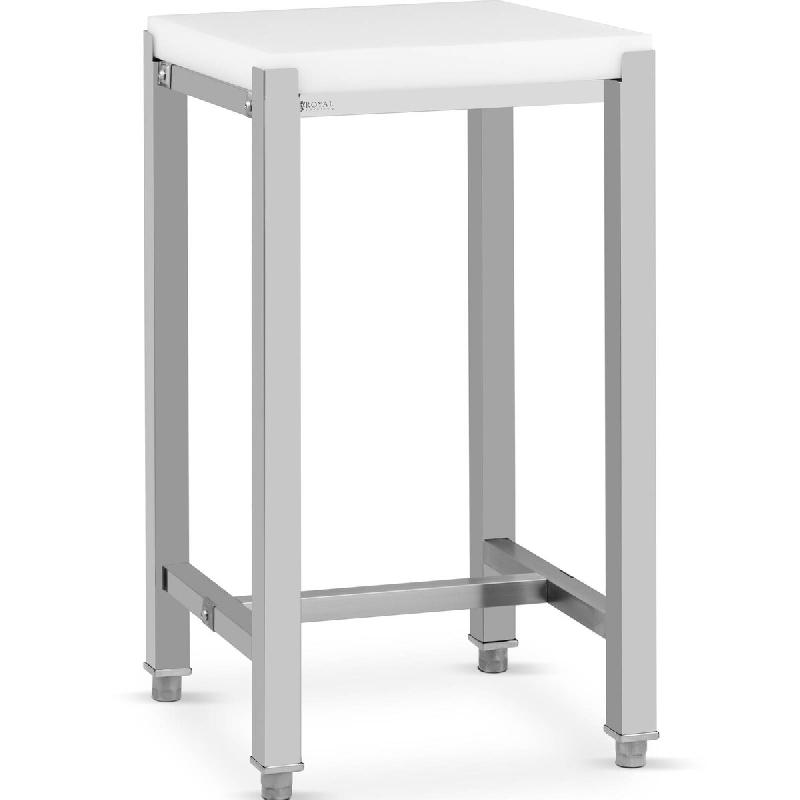 Royal Catering - Royal Catering RCBC-03 Petit Billot De Boucherie Bloc De Boucher Professionnel À Poser (40 x 50 x 80 cm, Acier - 4062859040879_0