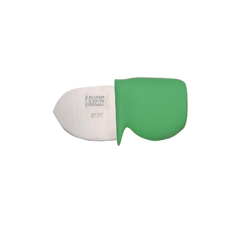 Schneider - Couteau à légumes, 10 cm manche vert - vert inox 260863_0