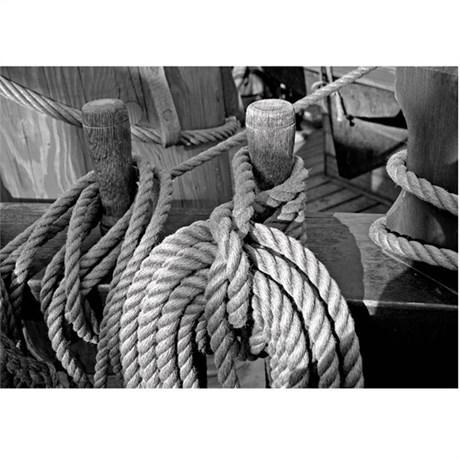 SET DE TABLE OFFSET CORDES MARINES 31X43 CM LITOS QUADRICHOMIE (VENDU PAR 2000)
