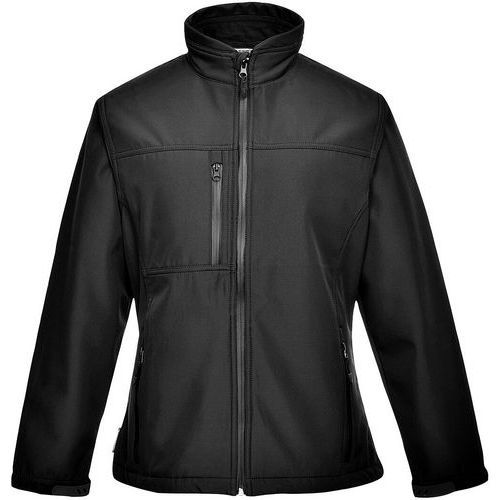 VESTE SOFTSHELL CHARLOTTE POUR FEMME TK41 NOIR M - PORTWEST
