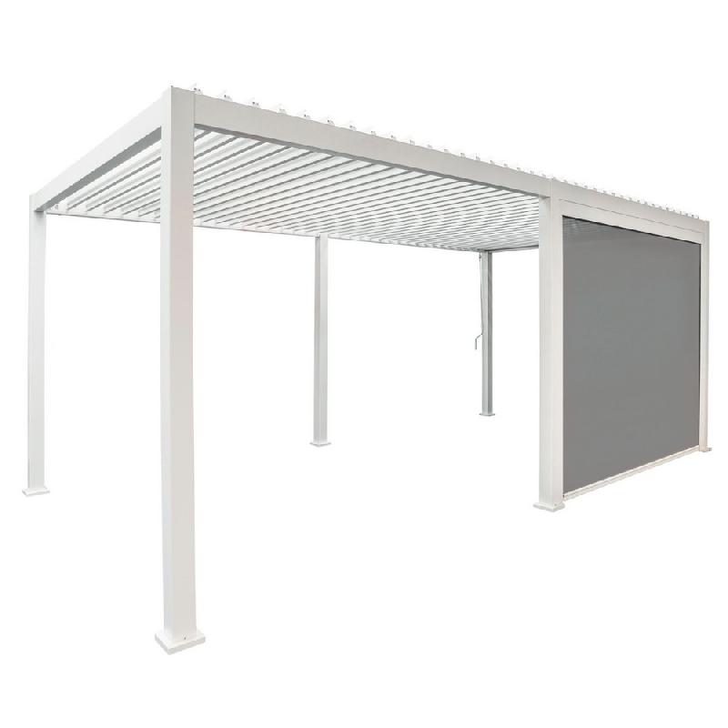 Store latéral pour pergola bioclimatique Ombréa® 4 m - blanc_0