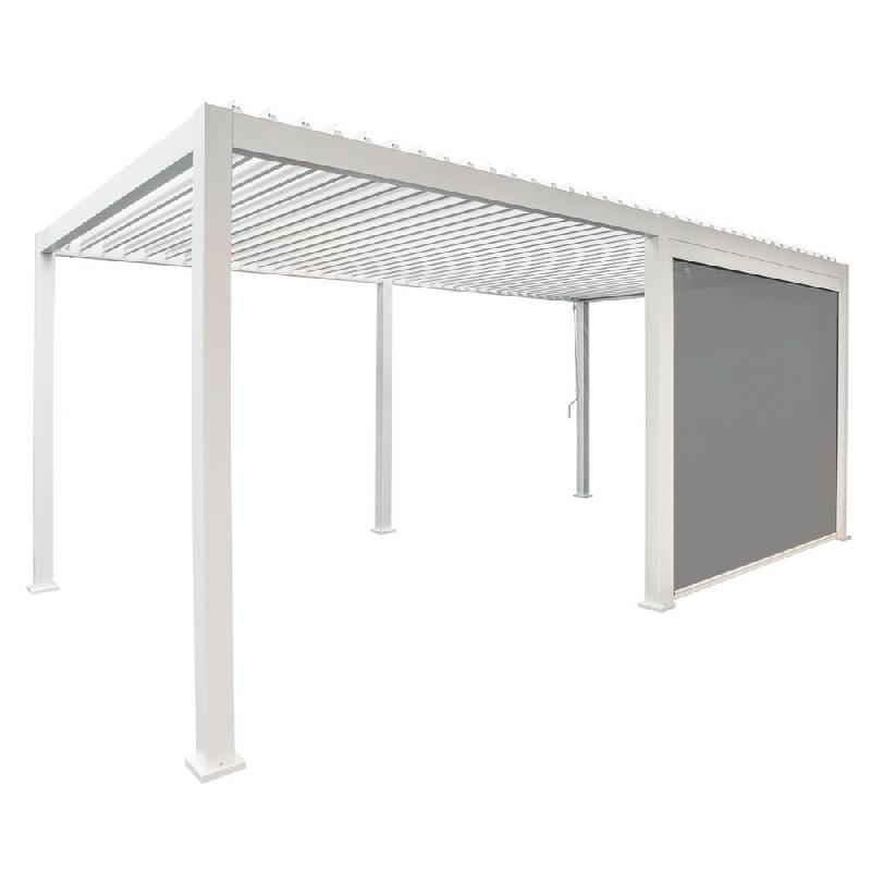 Store latéral pour pergola bioclimatique ombréa® 4 m - blanc_0