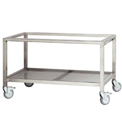 Support sur roulettes pour grill méchoui grandes pièces | MCM - ULM_0