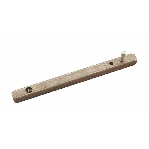 TIGE CARRÉE AVEC GOUPILLE - POUR POIGNÉES - 7X115 MM - ACIER ZINGUÉ VACHETTE