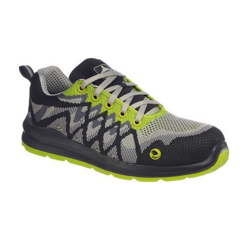 CHAUSSURE DE SÉCURITÉ BASSE ÉCO-CONÇU S1P FC08 NOIR/JAUNE 36 - PORTWEST