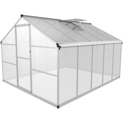 Uniprodo - Uniprodo UNI_GREEN HOUSE_04 Serre de jardin polycarbonate 310 x 250 x 195 cm polycarbonate + aluminium Mini serre de jardin serre - 4062859_0