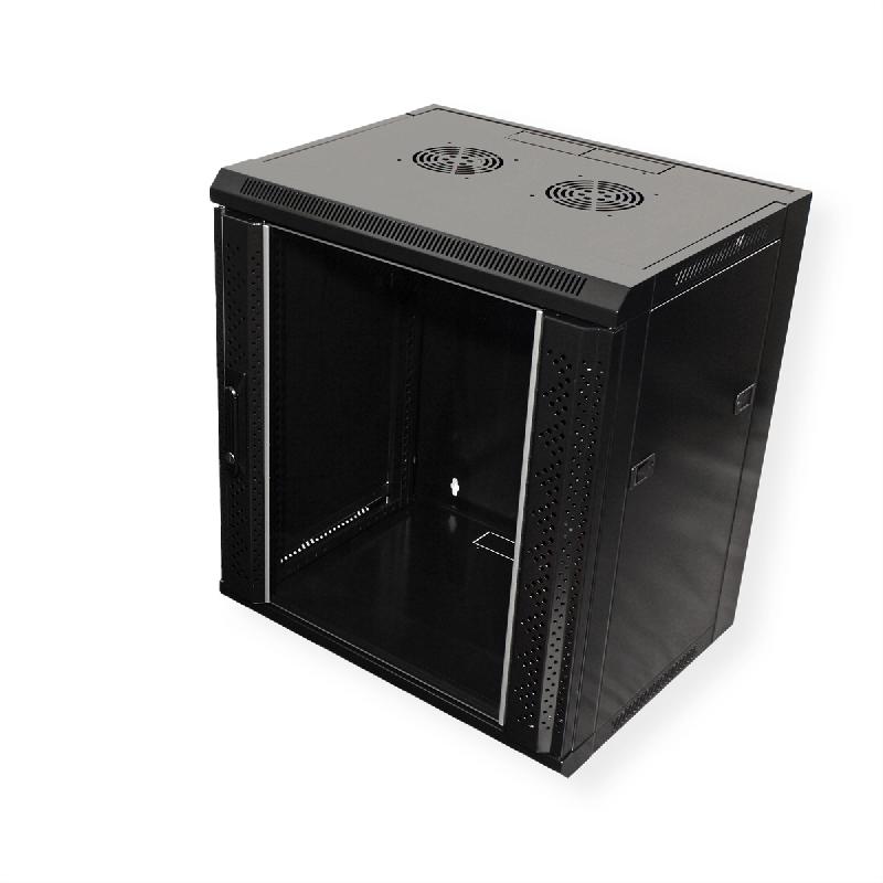 VALUE Armoire murale 12 UH (HxLxP) 640x570x450mm, noir_0
