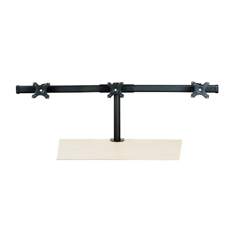 VALUE Bras pour LCD triple, noir, montage sur table_0