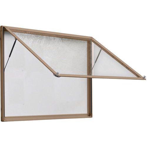 VITRINE D'AFFICHAGE EXTÉRIEURE PORTE LEVANTE PLEXIGLAS 101 X 116 CM 1019 - PLANORGA