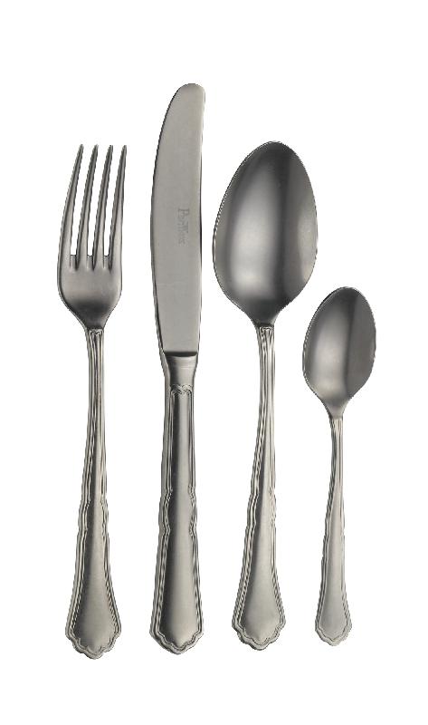 CUILLÈRE À MOKA NOIR INOX 18/10 11,8 CM SETTECENTO PINTINOX