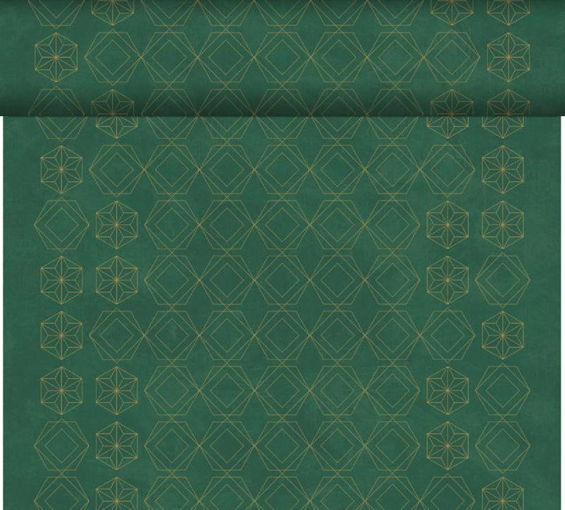 TÊTE À TÊTE VERT NON TISSÉ 24X0,4 M GILDED STAR GREEN DUNI