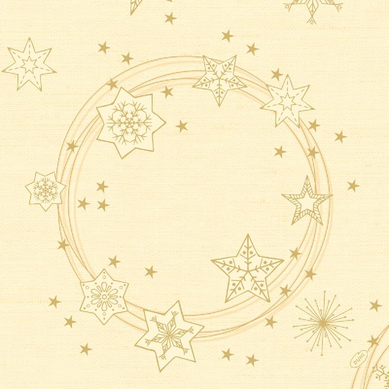 SERVIETTE CRÈME NON TISSÉ 40X40 CM STAR SHINE CRÈME DUNI (60 PIÈCES)