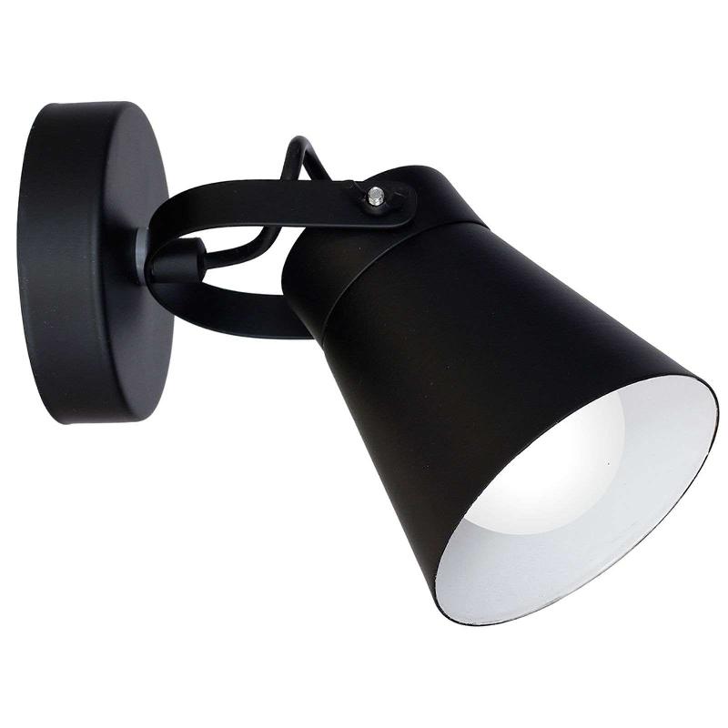 LUMINEX APPLIQUE AMOS, NOIRE, À 1 LAMPE