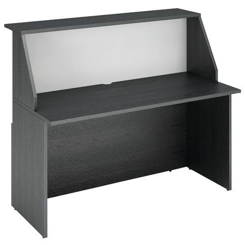 BANQUE D'ACCUEIL MUSA MOD. HAUT 140X117 CM FRÊNE NOIR/BLANC - ARTARREDI