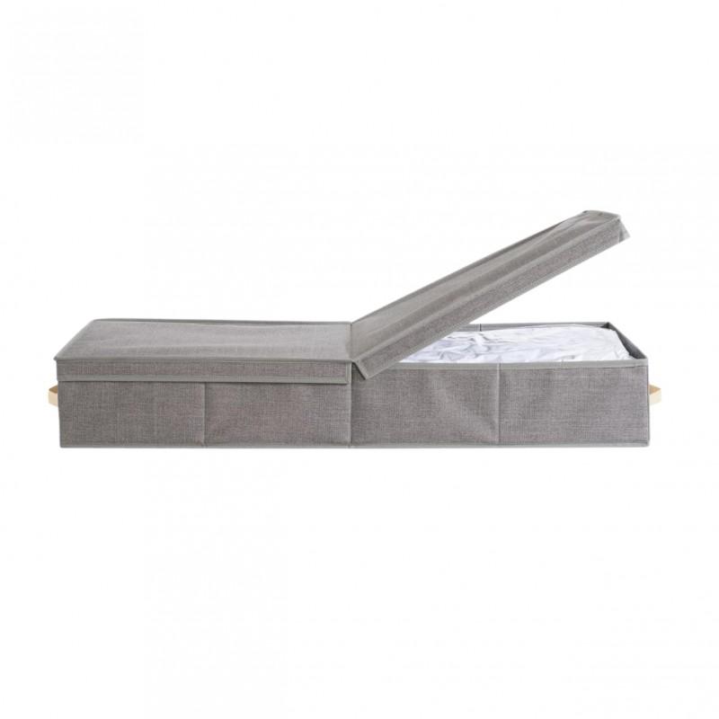 Boîte de rangement & sac compresseur gris 100 cm - Paris Prix - pratique et astucieux_0