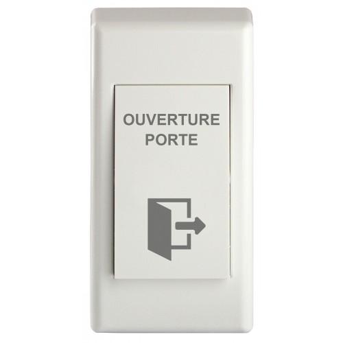 BOUTON POUSSOIR ABS CONTACT INVERSEUR CO/NO/NF 86X86X8/14MM IZYX