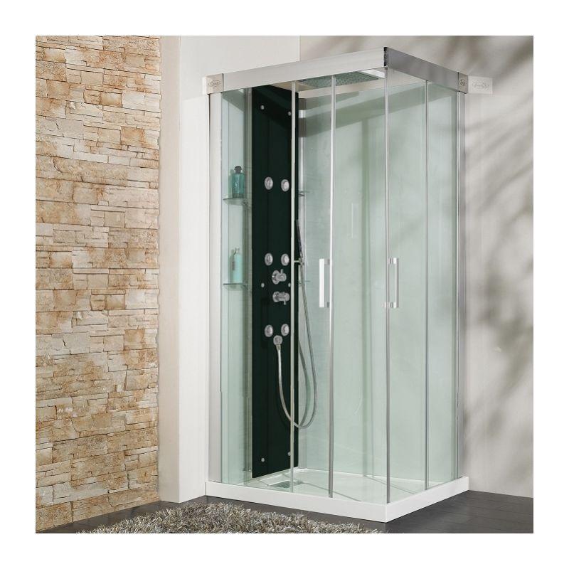CABINE DE DOUCHE KINEFORM HYDROBRUMISANTE 120X90 COULISSANTE PERLE