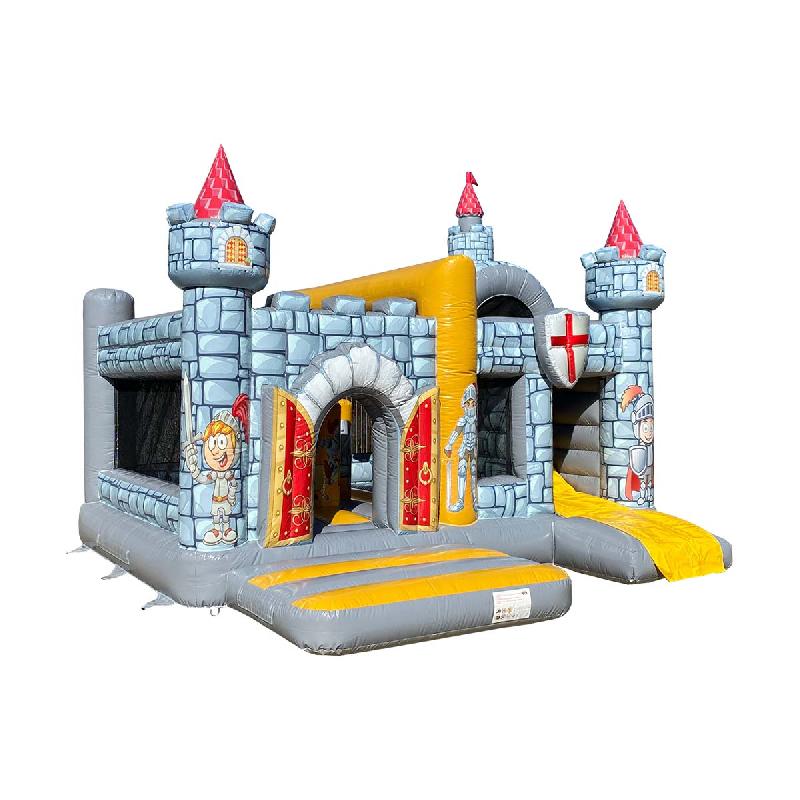 Château gonflable Château fort du Moyen Âge - Réf. CO41-CH - Dimensions 5,4 x 5 x 4 m_0