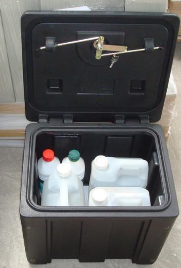 Coffre pour produits phytosanitaires et chimiques - PE 40 L - Polyéthylène résistant et étanche_0