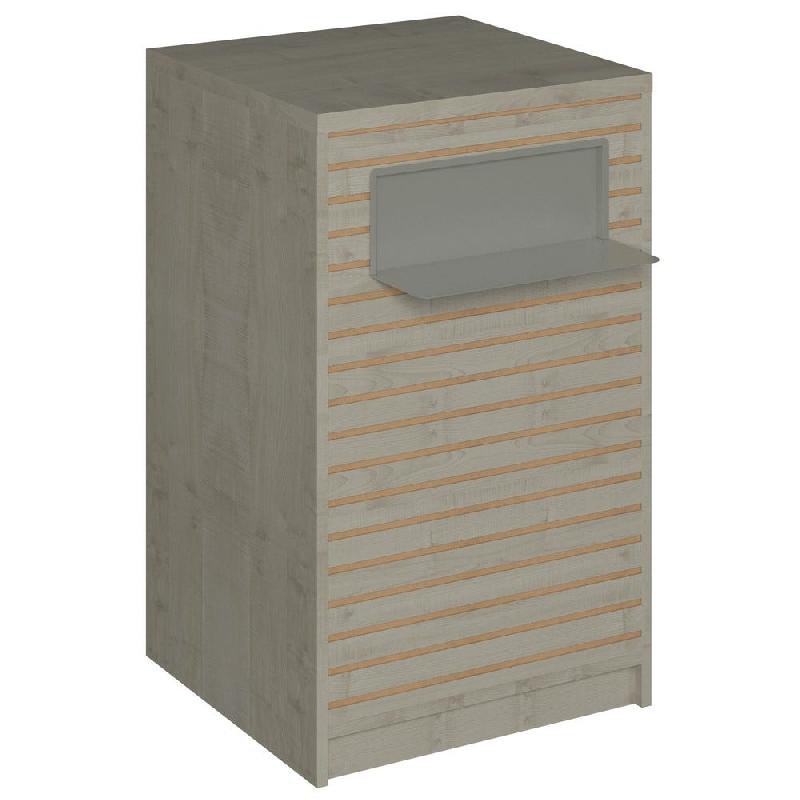 Comptoir Vertigo H T03naturel solo L60cm 1 tabl.Couliss.2tabl.Amovibles -érable_0