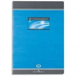 CONQUERANT 7 CAHIER PIQÛRE 96 PAGES SEYÈS 17X22. PAPIER 70G. COUVERTURE CARTE