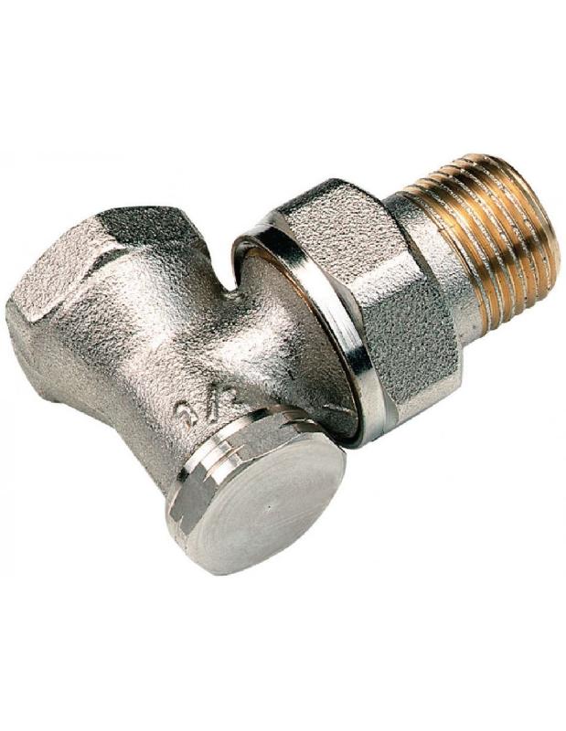 COUDE DE RÉGLAGE ÉQUERRE NICKELÉ 1/2'' POUR RADIATEUR - COMAP - 428304