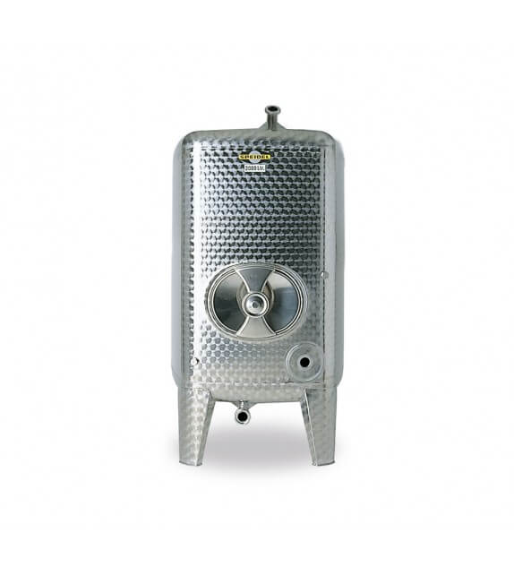 Cuve RSMO parallélépipédique - stockage et vinification - inox, fibre et mélangeur intégré_0