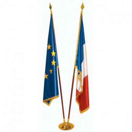 Drapeau prestige en satin_0