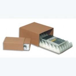 EMBALLAGE PAQUET DE 50 ÉTUIS MOUSSE BRUN POUR PROTECTION RENFORCÉE 417G/M* - DIM. L18 X H5 X P12 CM