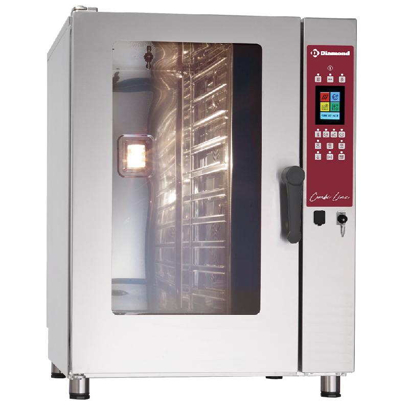 Four électrique ecran tactile vapeur/convection, 10 niveaux gn 1/1 ... - PDFV-1011/PTS_0