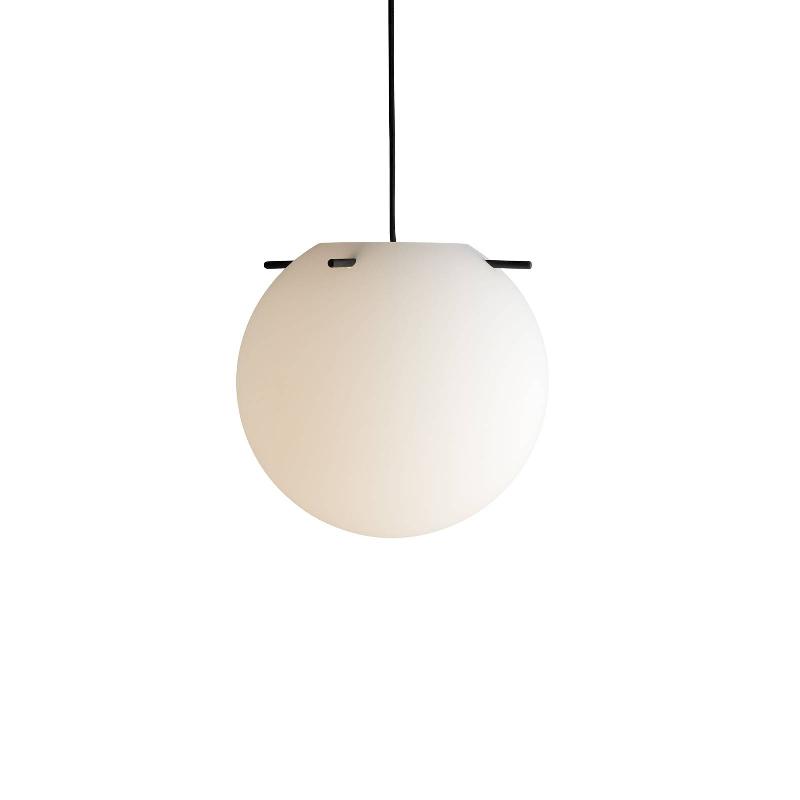 FRANDSEN SUSPENSION KOI, VERRE, BLANC/NOIR, Ø 32 CM