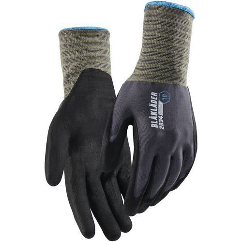 GANTS DE MANUTENTION DE TRAVAIL EN NITRILE LISSE TREMPÉ - 7 - BLAKLADER