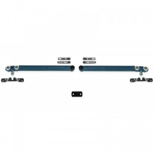 GARNITURE PORTE COULISSANTE - 2 AMORTISSEURS - 80 KG - SOFTCLOSE ROB