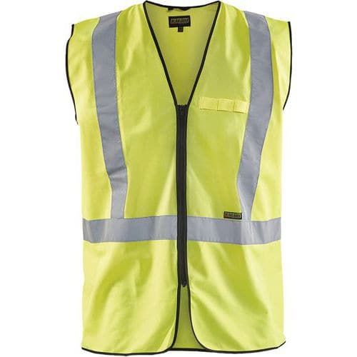 GILET DE TRAVAIL ZIPPÉ HAUTE-VISIBILITÉ JAUNE FLUO XL/XXL - BLAKLADER